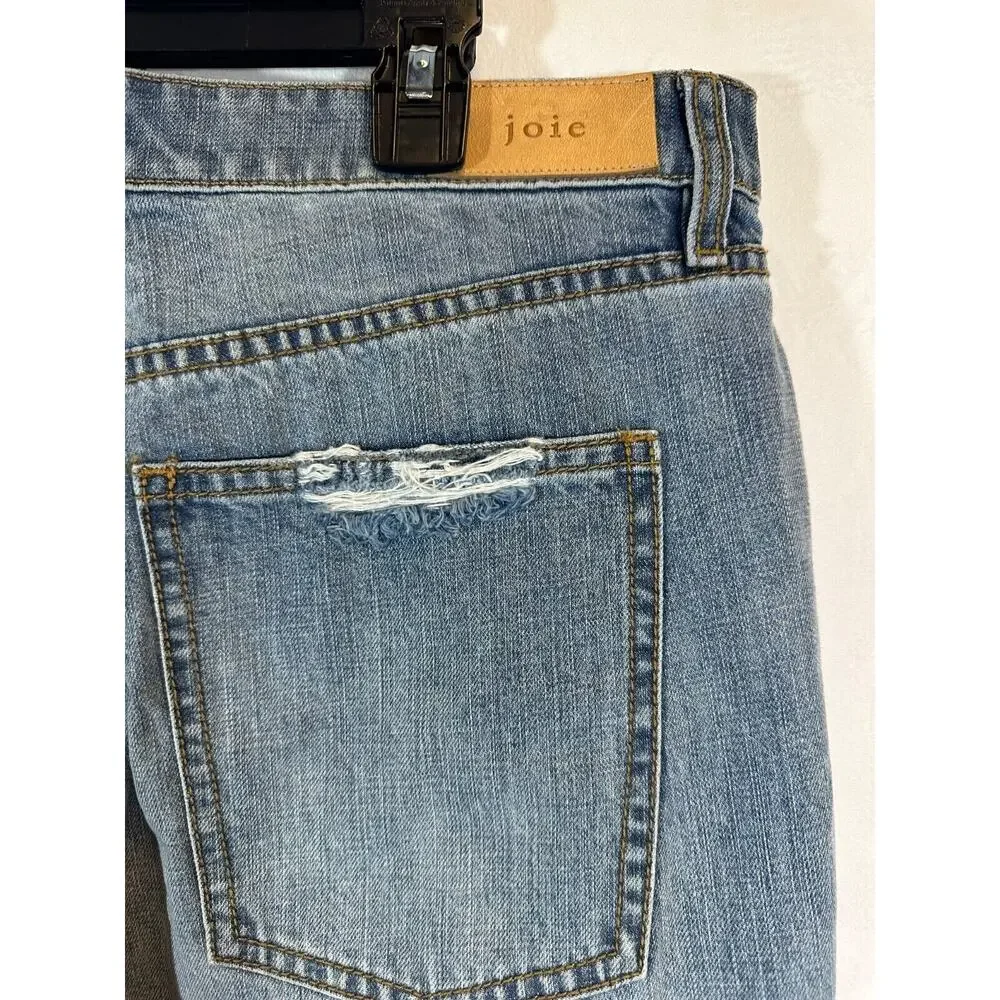 NEW Joie Boyfriend Relaxed Fit Distressed Jeans | Size 30 Crop Fit Boho B3 - Picture 4 of 7